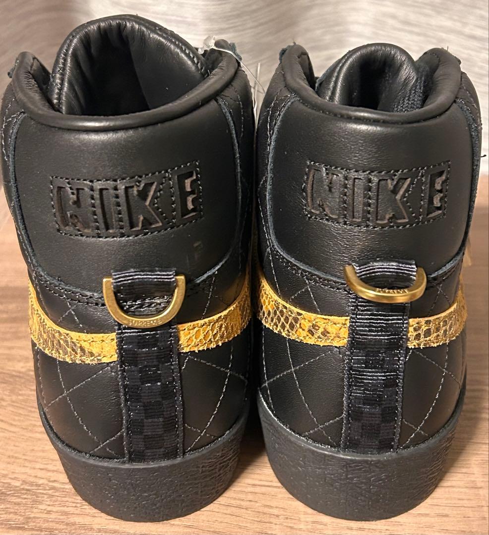 未使用品Nike Supreme Blazer Mid ブラック/イエロー