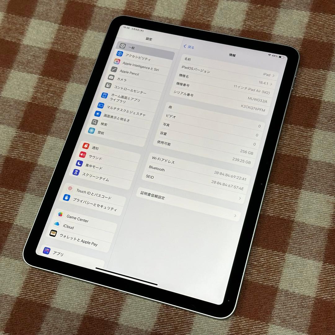 iPad本体 iPad Air 11 Inch WiFi 256GB