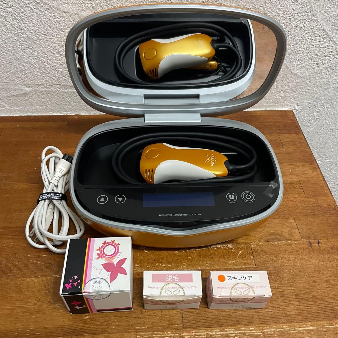 【新品ラージ付】ケノン Ver.4.1 脱毛器 眉毛脱毛器付 残量多 動作確認済