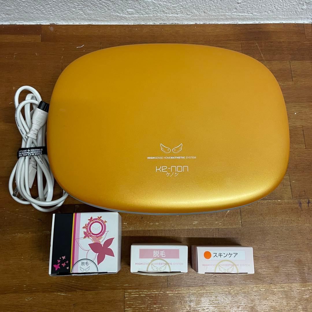 【新品ラージ付】ケノン Ver.4.1 脱毛器 眉毛脱毛器付 残量多 動作確認済