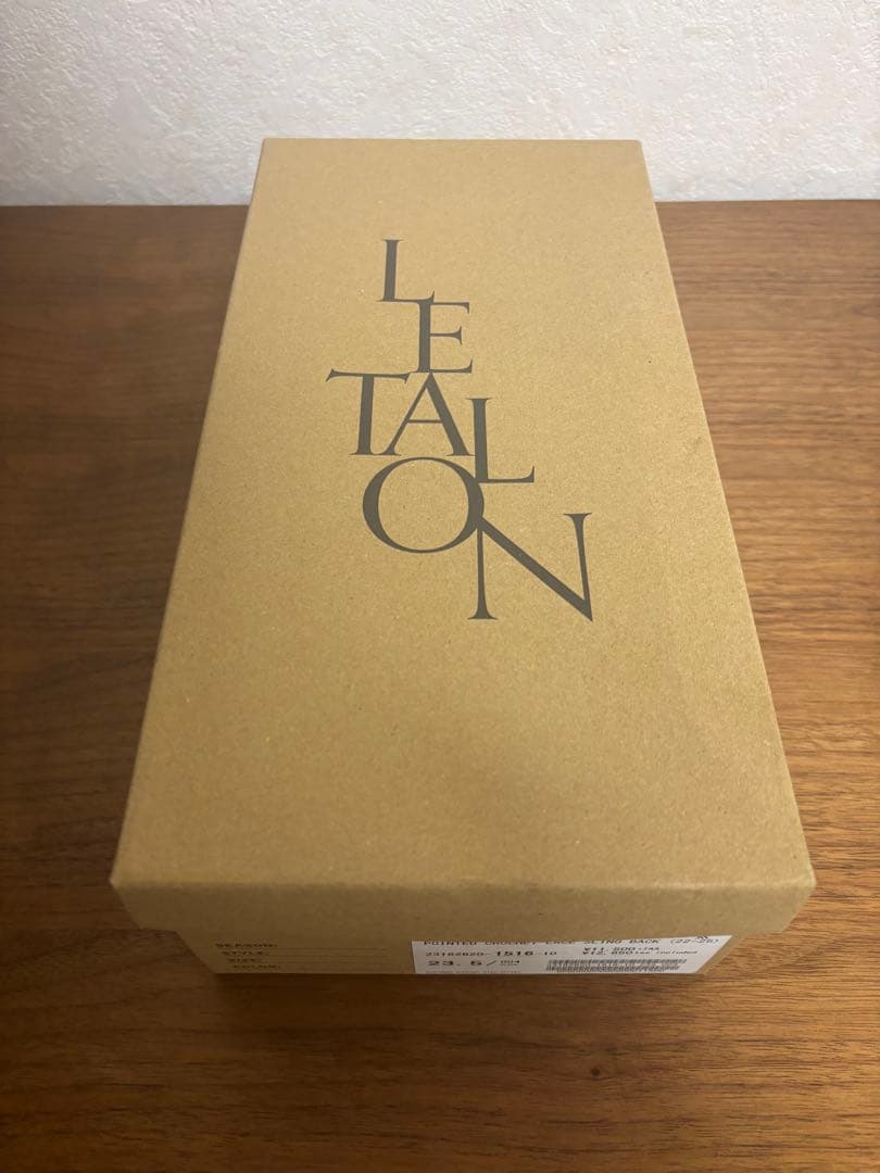 ルタロン　ポインテッドクロシェレーススリングバック　ブラック