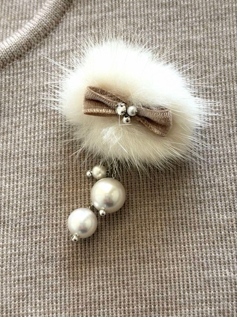 Reneカーディガン　ダブルジッパー　モカベージュ36Mルネ