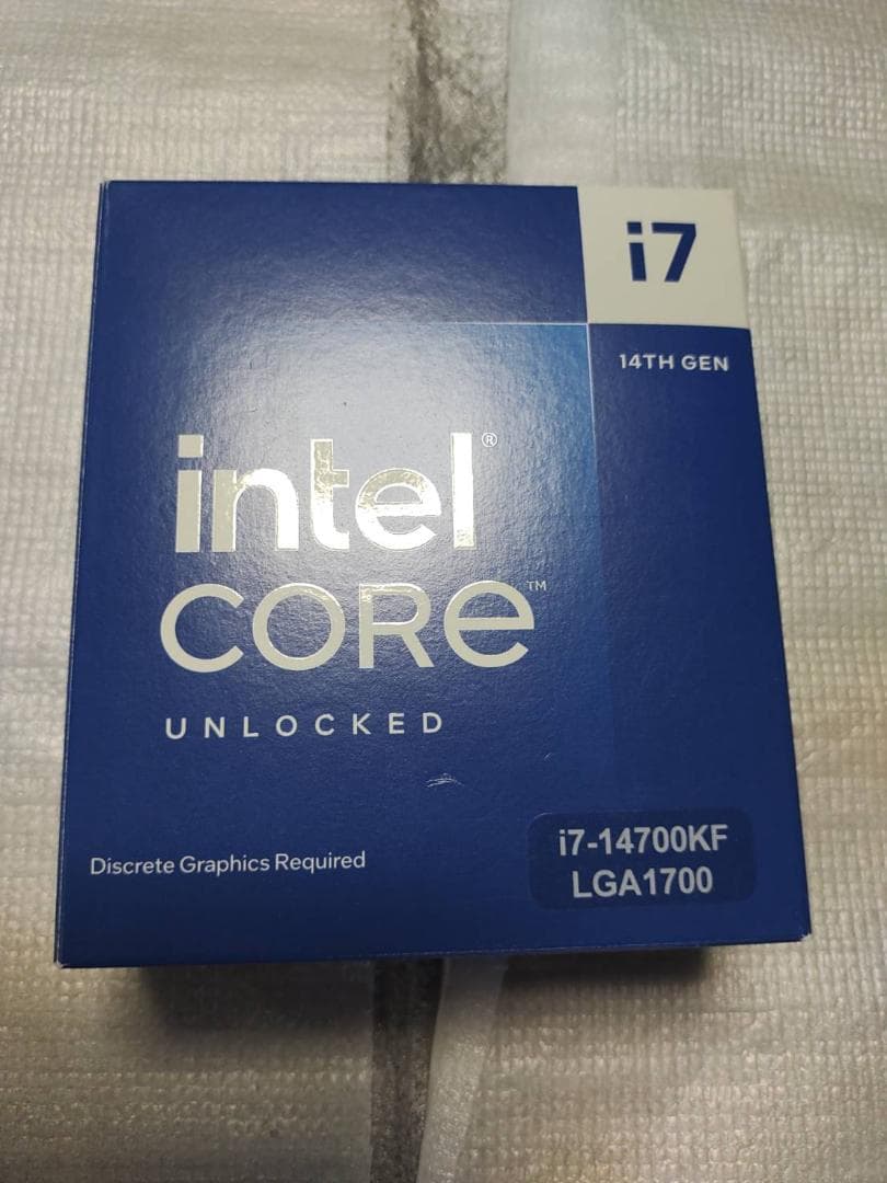 i7 14700KFと MSI Z790-A WIFI DDR4 動作確認済み