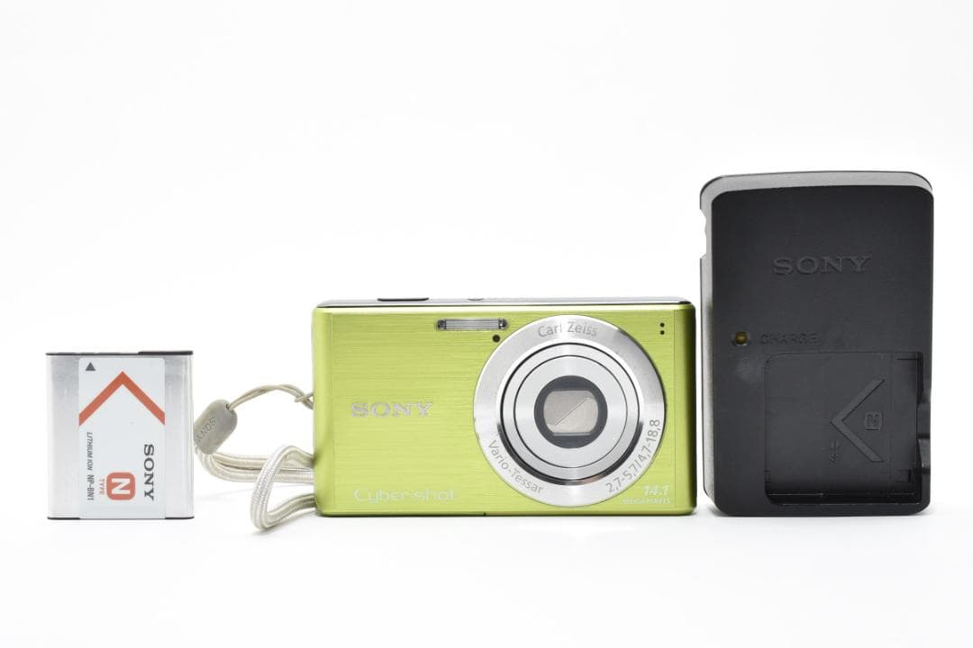 【美品】SONY Cyber-shot DSC-W530 グリーン　動作確認済