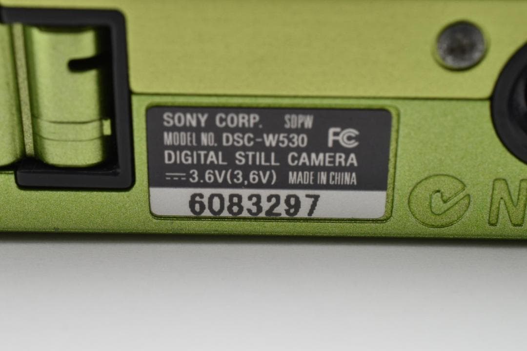 【美品】SONY Cyber-shot DSC-W530 グリーン　動作確認済