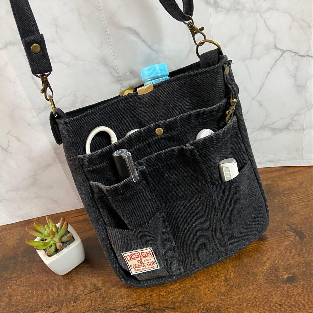 専用※NO.32 デニムリメイク【ショルダーバッグ】ハンドメイド