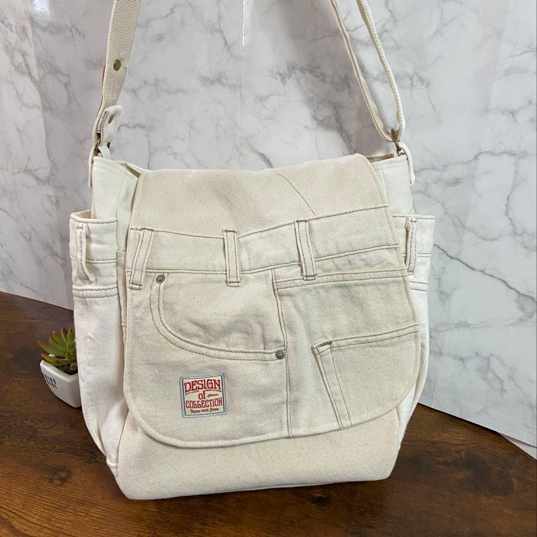 専用※NO.32 デニムリメイク【ショルダーバッグ】ハンドメイド