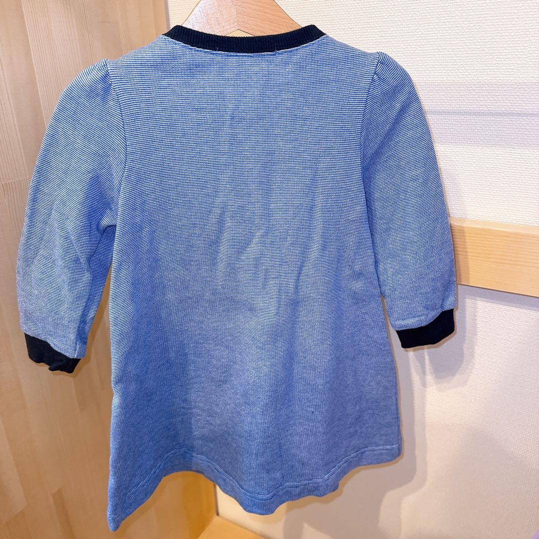 familiar ファミリア　くまさん　 スウェットワンピース 90cm