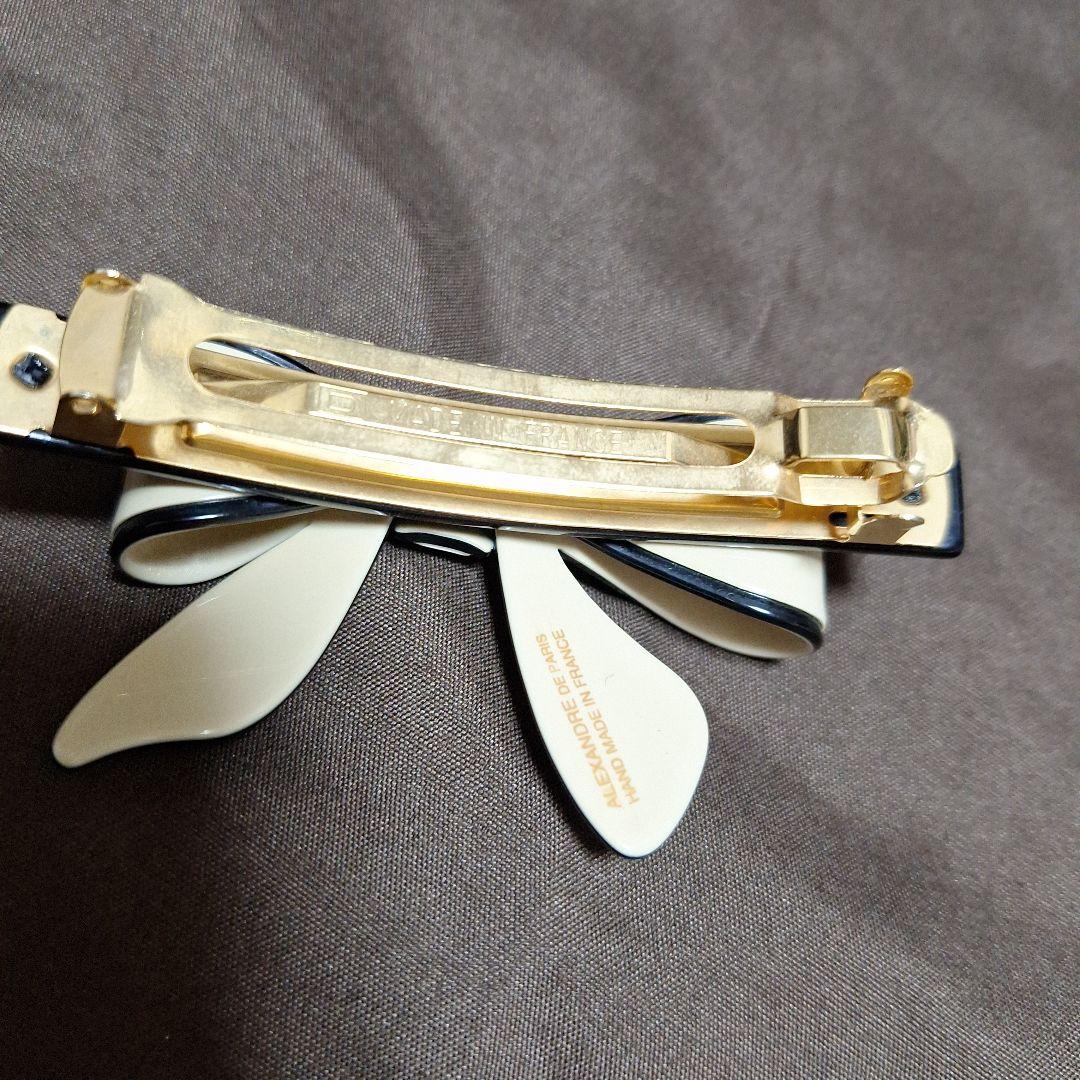 再お値下げ　美品　アレクサンドルドゥパリ リボン バレッタ