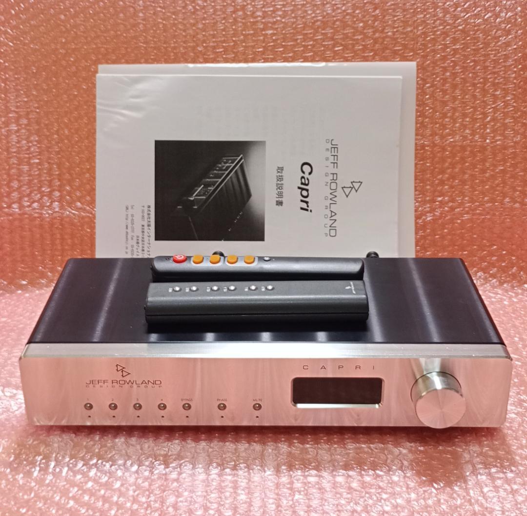 ★【動作品】JEFF ROWLAND CAPRI S プリアンプ ジェフローラン