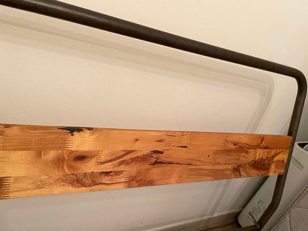 【mkrさま専用】a.depeche ダブル ベッドフレーム&専用収納2つ