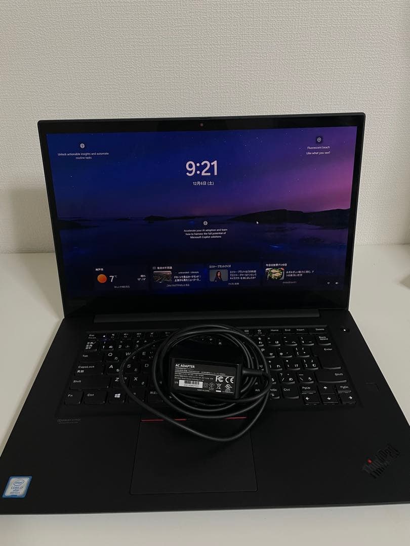 ●SSD1TB●ThinkPad P1 Gen2 i7-9850H 32GB