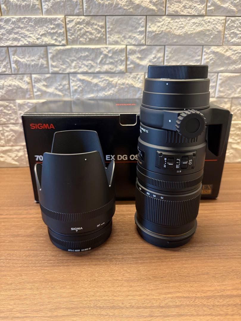 極美品！SIGMA 70-200mm F2.8 APO EX DG OS HSM