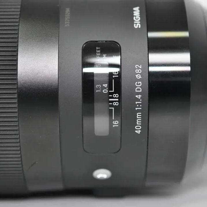 【美品、動作ＯＫ】SIGMA 40mm f1.4 DG HSM Art ソニー用