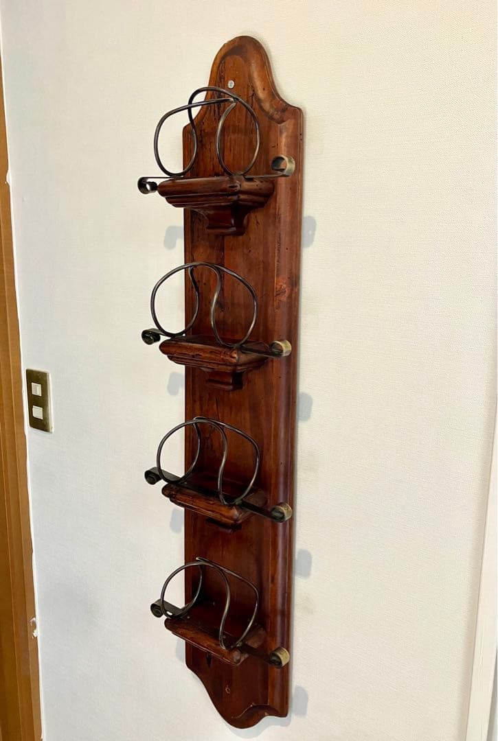 アンティーク調ワインボトルラック