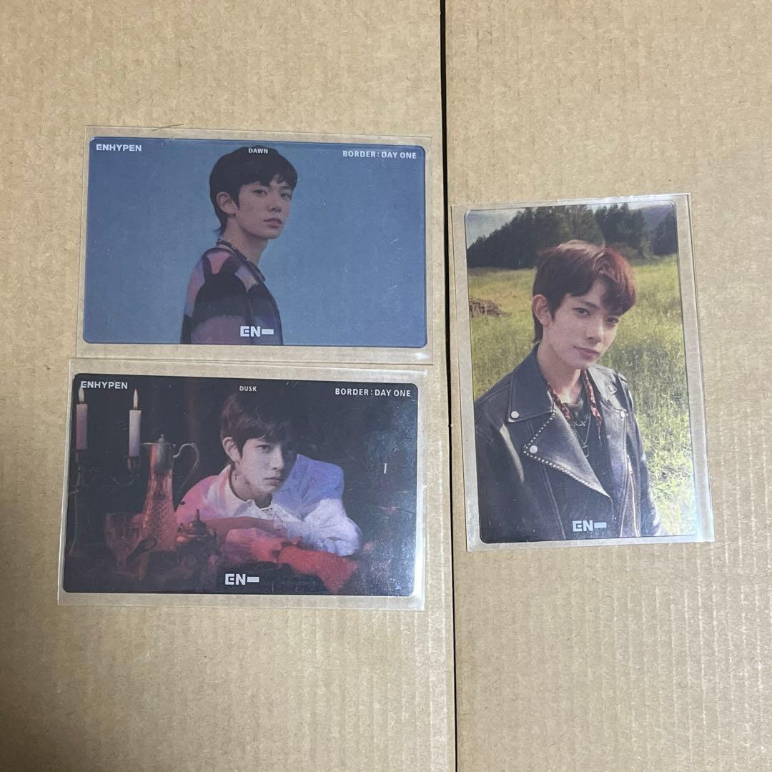 ENHYPEN ヒスン DAY ONE トレカ ラッキードロー クリアトレカ