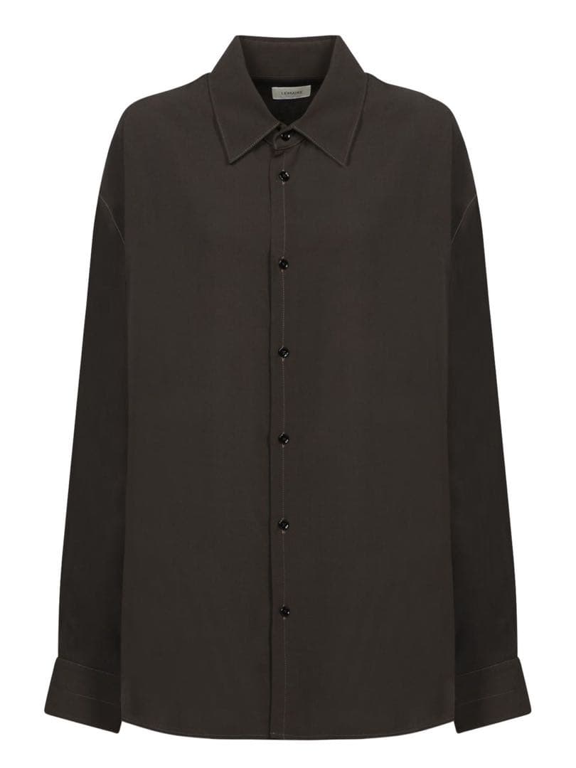 トップス LEMAIRE Shirt In Brown Viscose