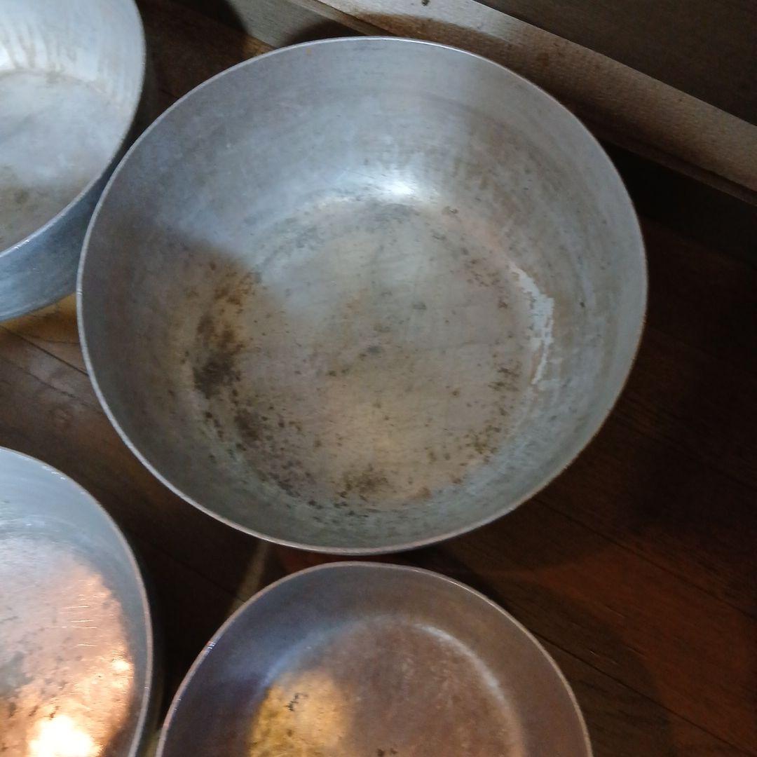 f*f様 料理人仕様アルミ製やっとこ鍋 5個セット 　ガス専用