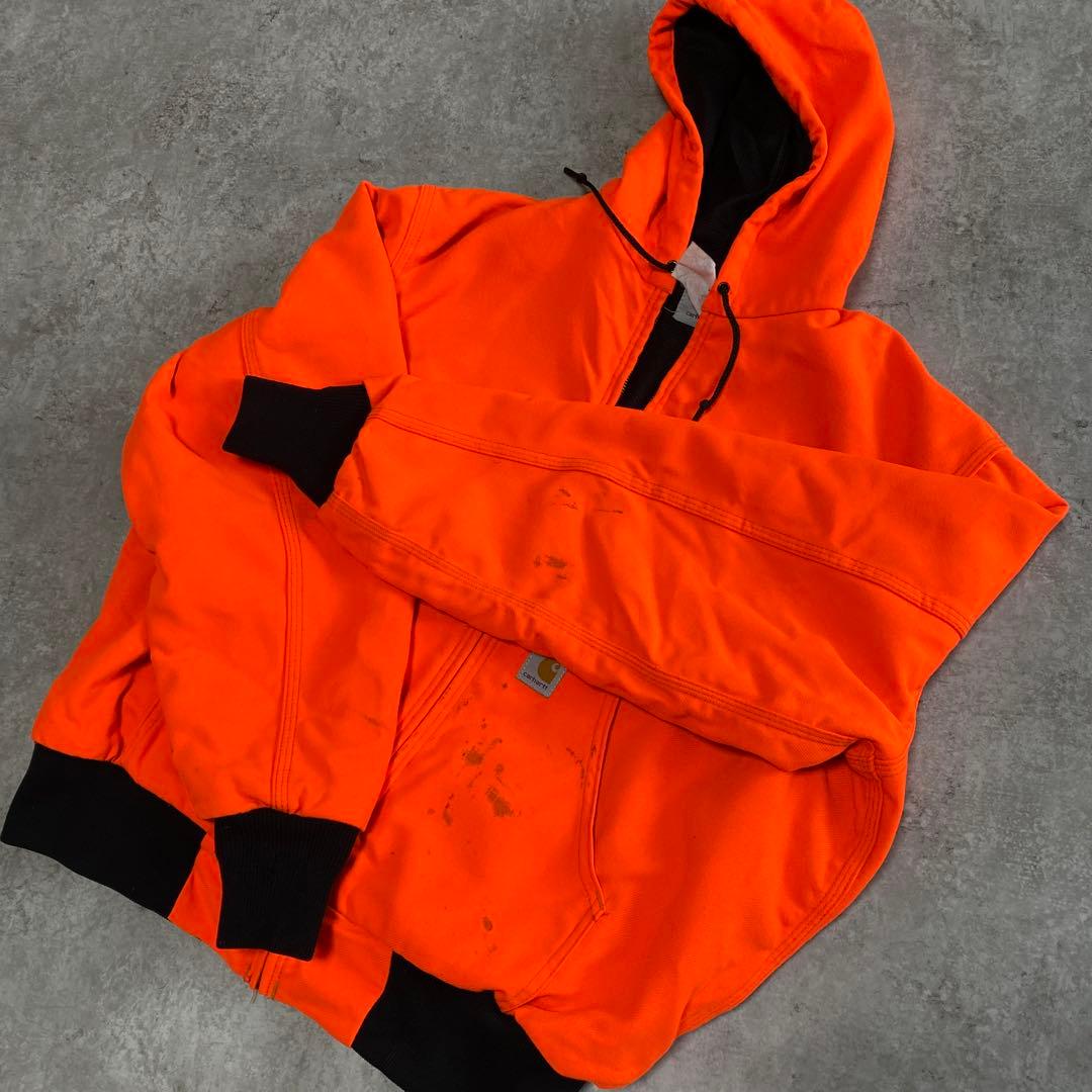 90s カーハート アクティブ ジャケット USA製 BLZ オレンジ