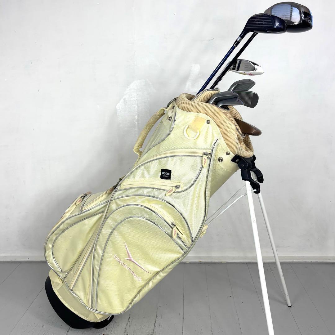 本格派 レディースゴルフクラブ 8本 ゴルフセット お試しセット 初心者向け