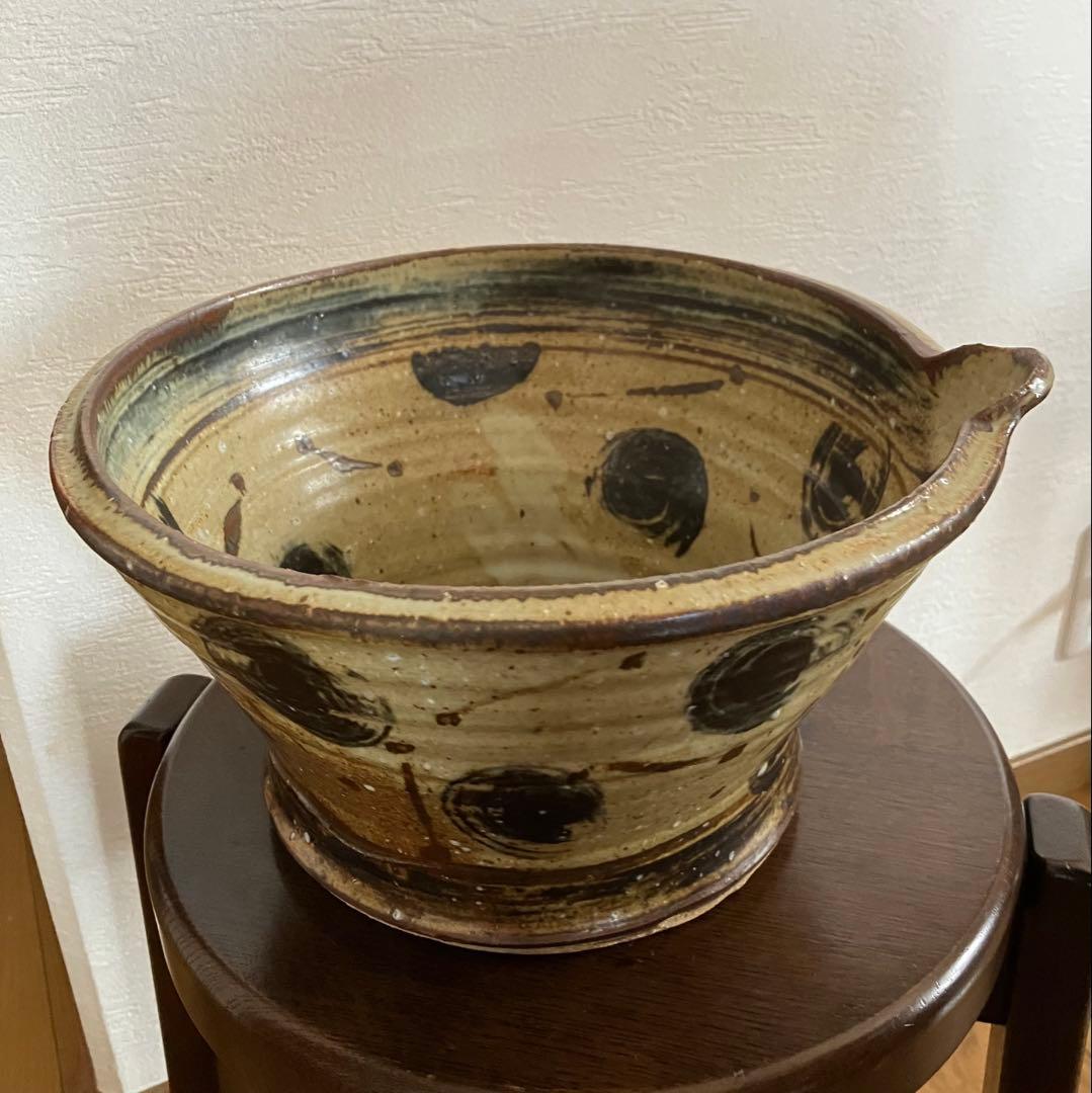 Roy & Chieko 笠間焼 中鉢　（径26㎝ 高さ14.5cm）