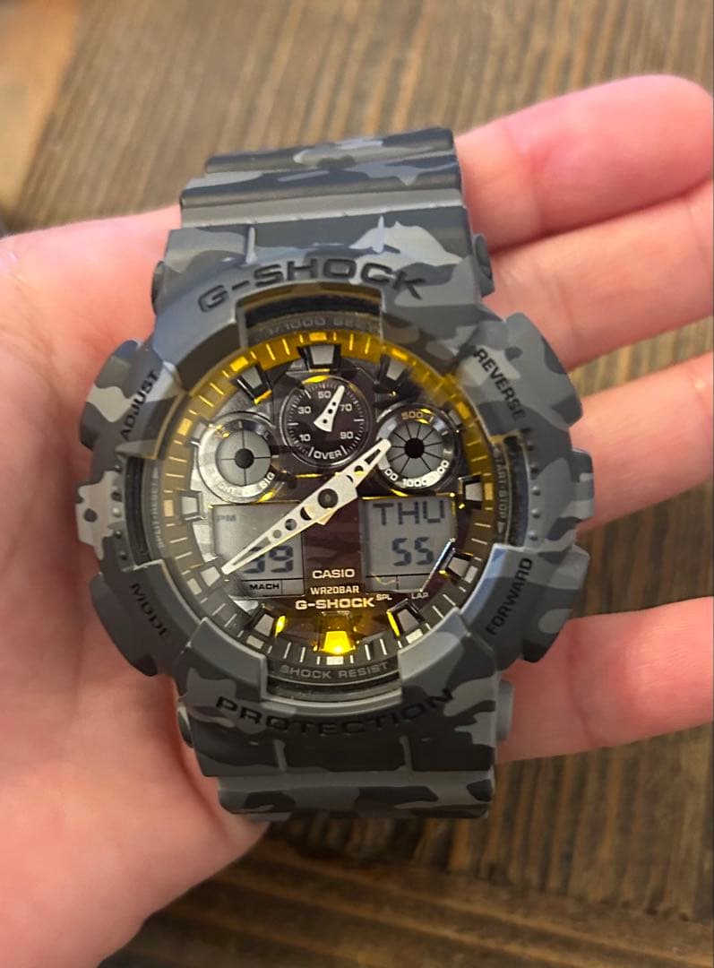 【atsu33】G-SHOCK GBA-800 カモフラージュグレー