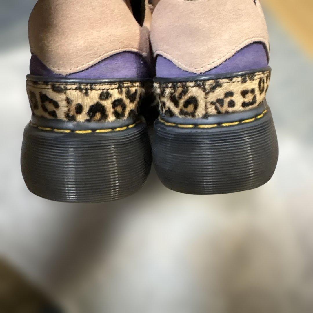 Dr.Martensヒョウ柄厚底シューズ