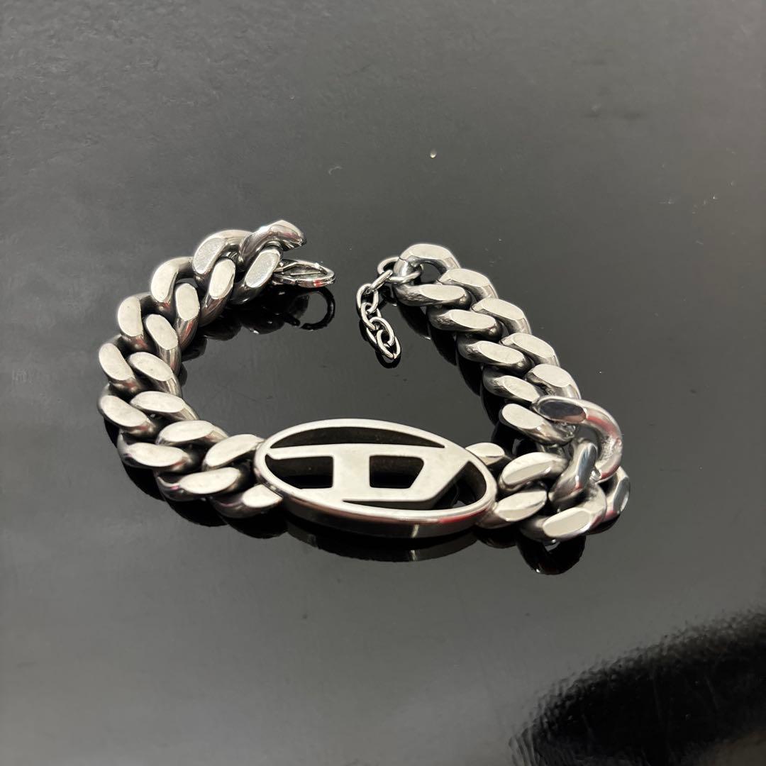 DIESEL チェーンブレスレット ステンレス