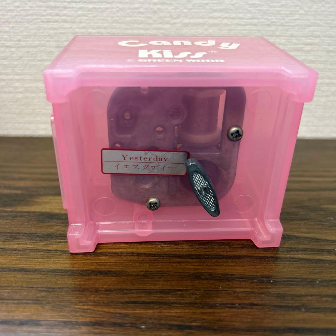 昭和　ファンシー　CANDY KISS オルゴール　小物入れ