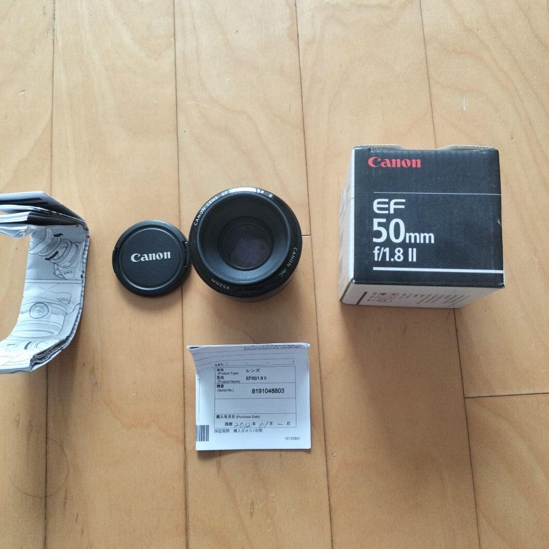 Canon EF 50mm f/1.8 Ⅱ レンズ