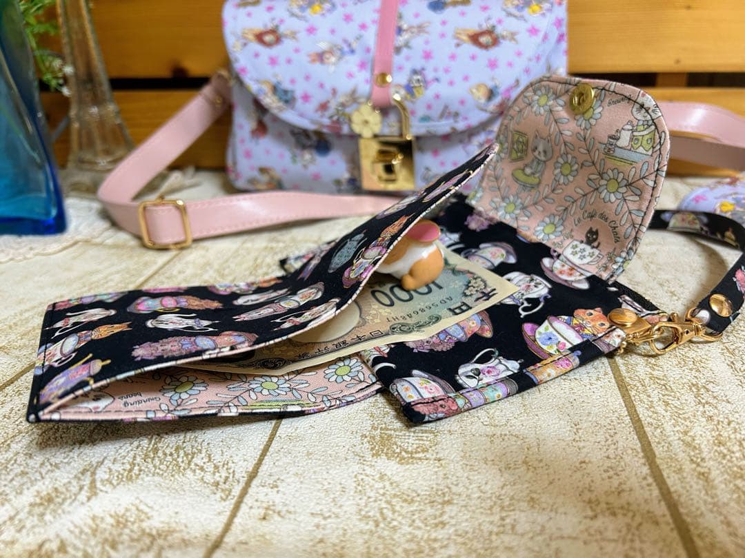 ゆきんこ様 アコーディオンお財布ショルダーバッグ ジョリーフルール