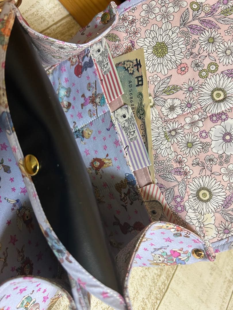 ゆきんこ様 アコーディオンお財布ショルダーバッグ ジョリーフルール