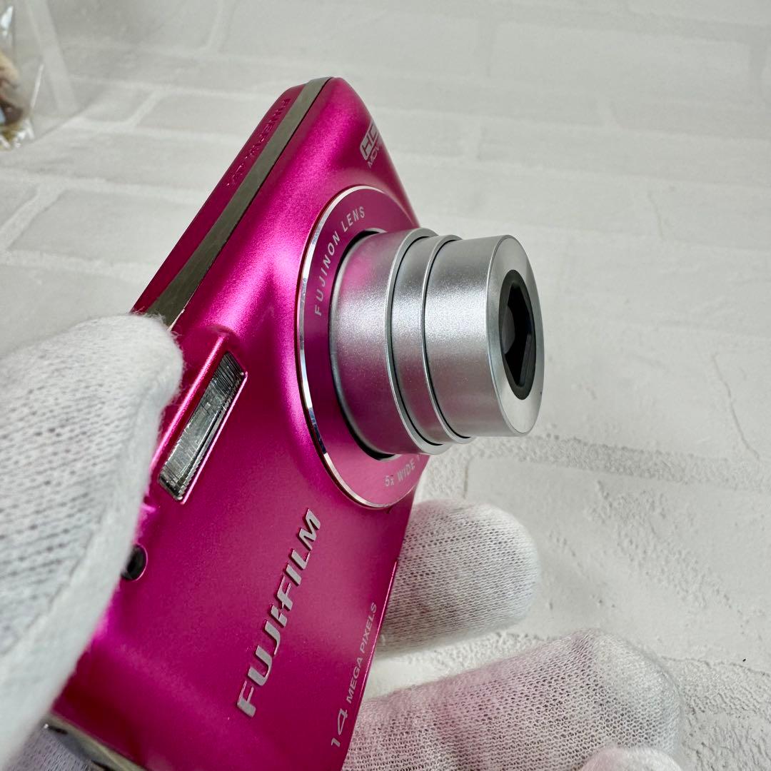 FUJIFILM　フジフィルム FINEPIX JX500 デジカメ ピンク