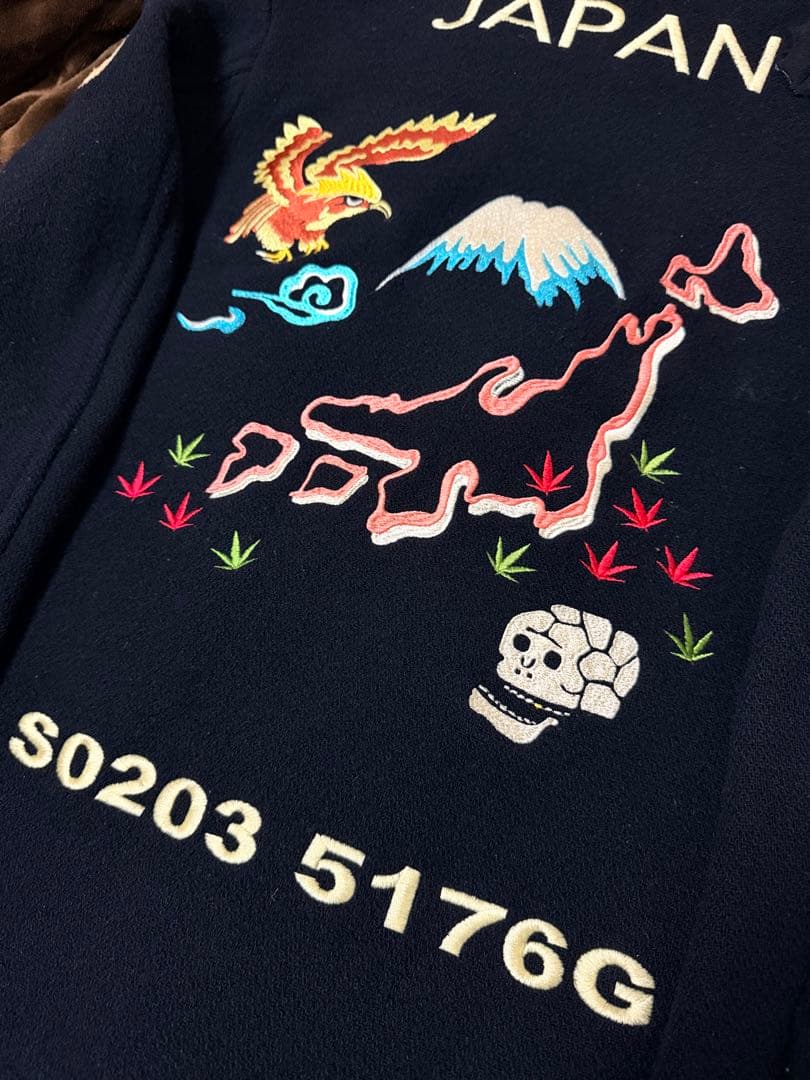 SWINGIN SLILY テーラードジャケット 鷲 縫取 日本限定 スカジャン