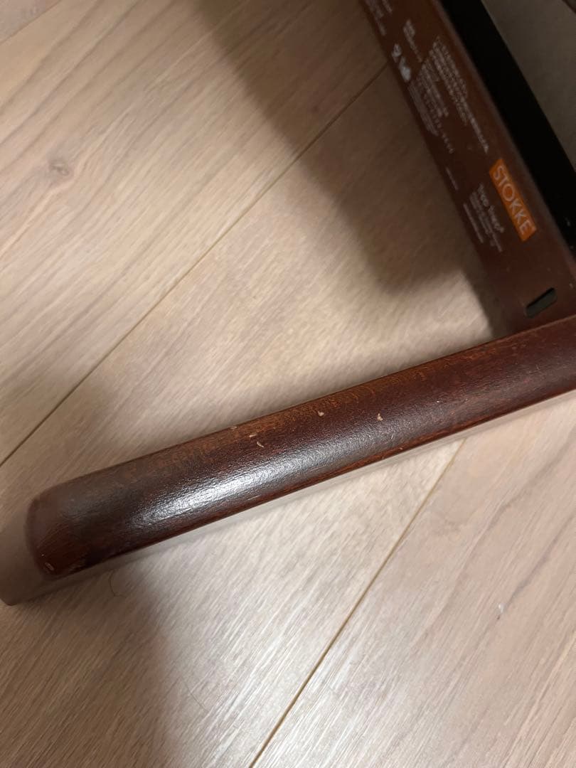 トリップトラップ　ハイチェア　ウォルナットブラウン