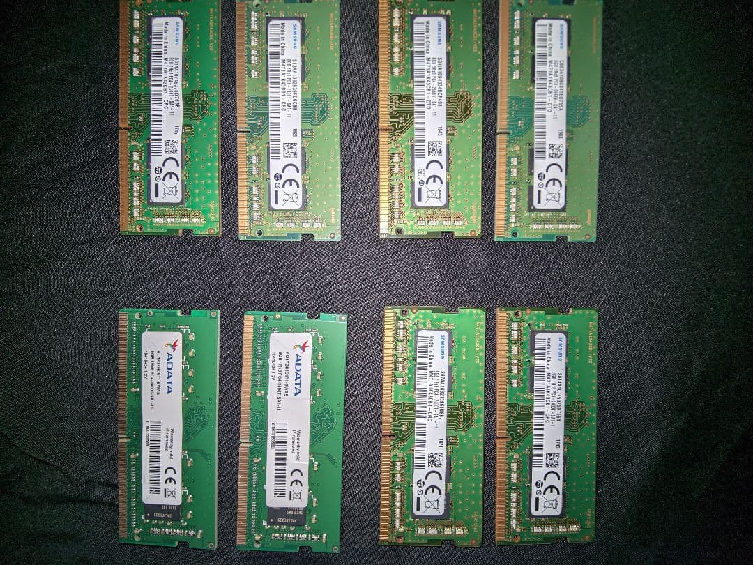 MZSZM　DDR4メモリ8枚