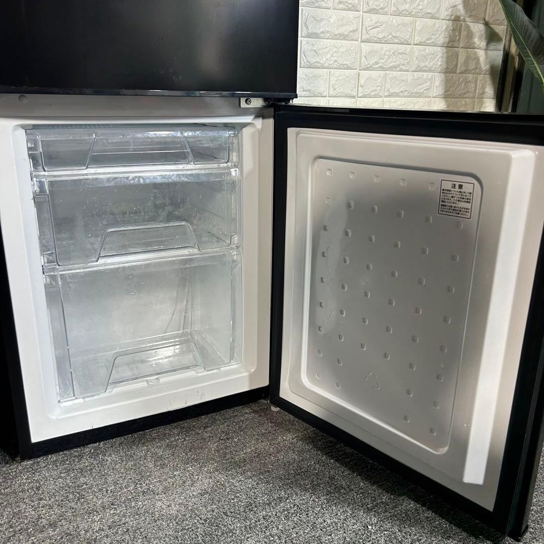 高年式 黒色家電 3点セット 冷蔵庫 洗濯機 電子レンジ 1人暮し I071