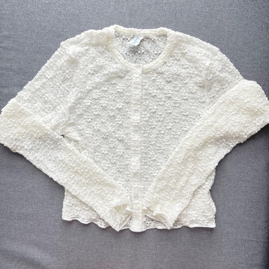 プチルル　レースカーディガン　エディットフォールル