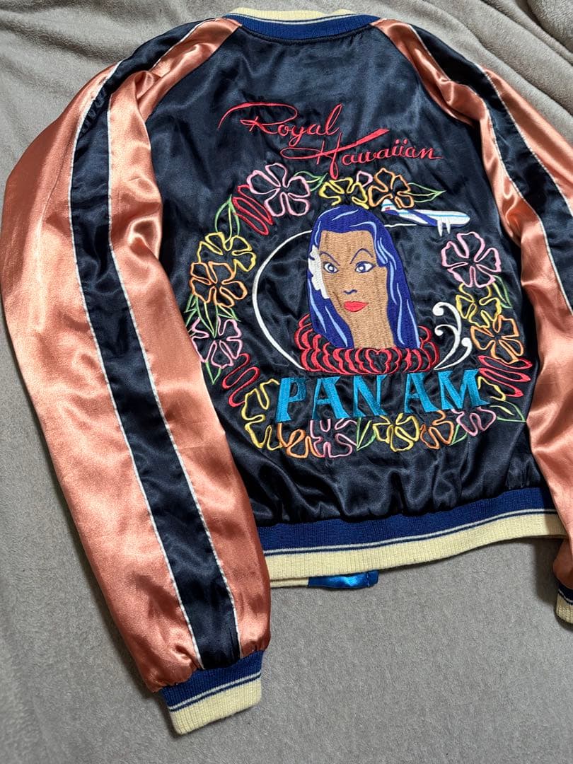 ２面用 テーラー東洋 虎鷲 Hawaii 日本限定版 スカジャン vintage