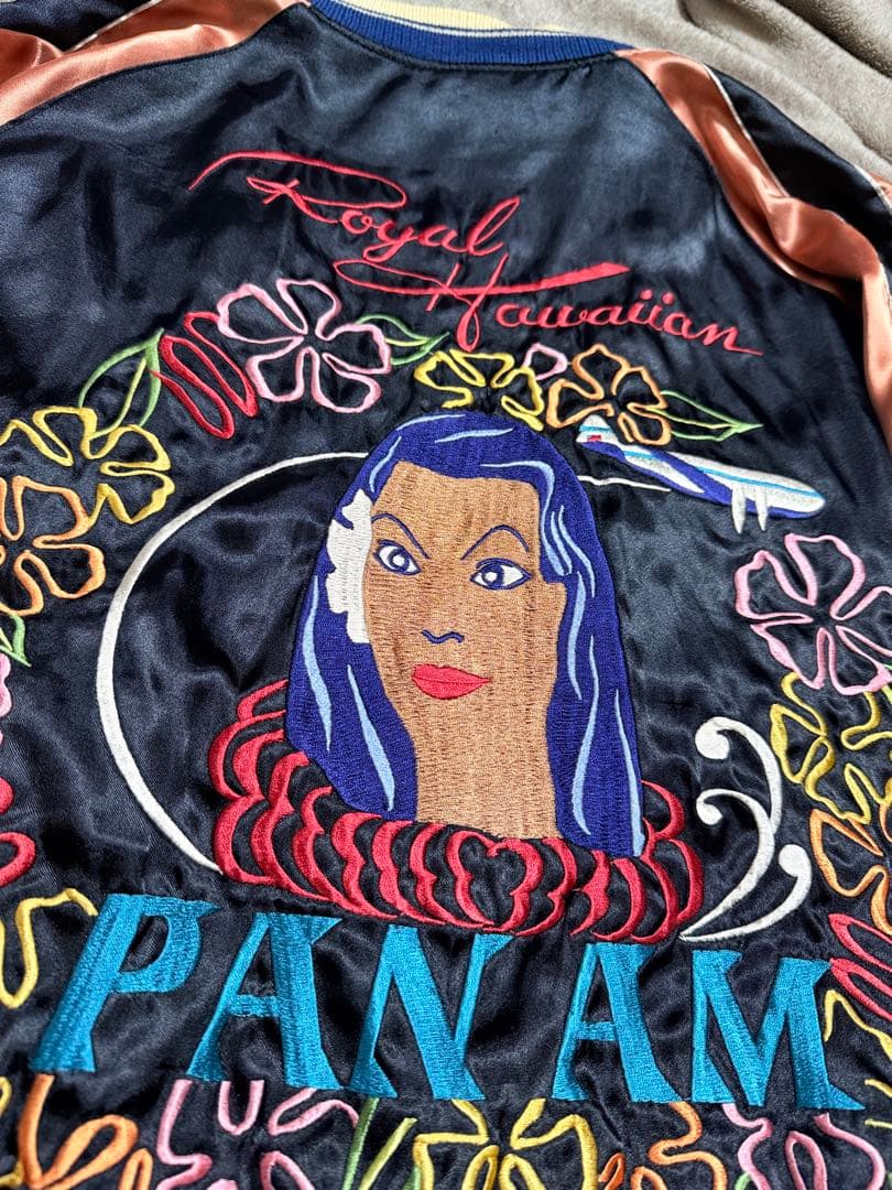 ２面用 テーラー東洋 虎鷲 Hawaii 日本限定版 スカジャン vintage