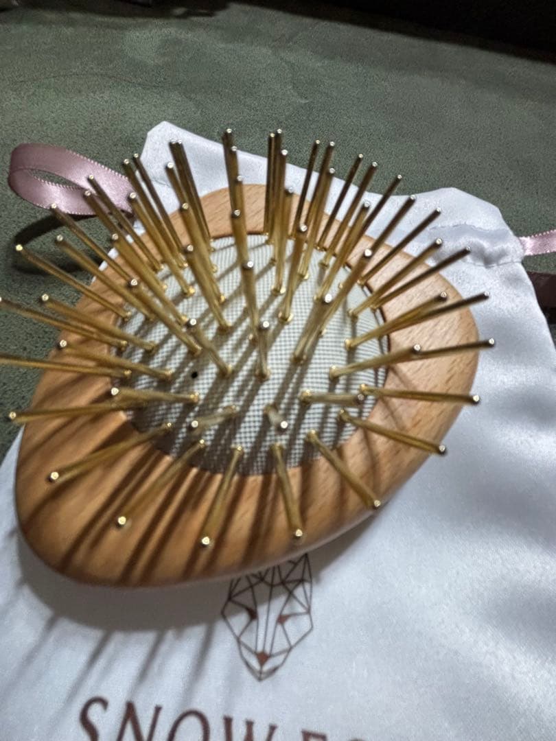 スノーフォックス ミニハートヘアブラシ