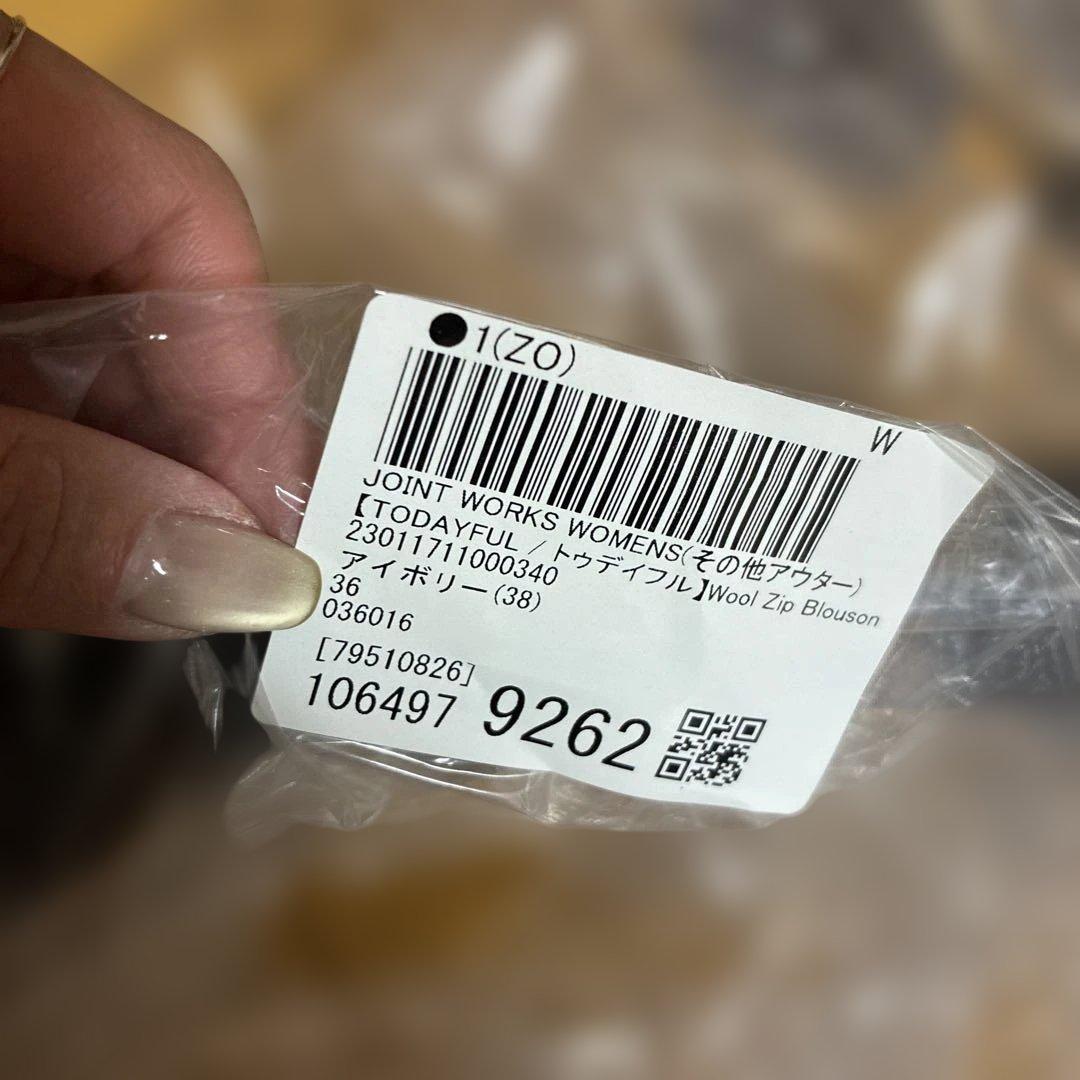 ジャケット・アウター TODAYFUL wool zip blouson 36