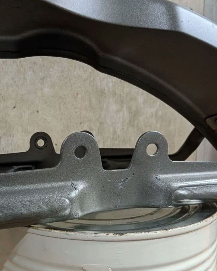 ホンダ ハンターカブ 純正フロントフェンダー マットアーマードシルバー