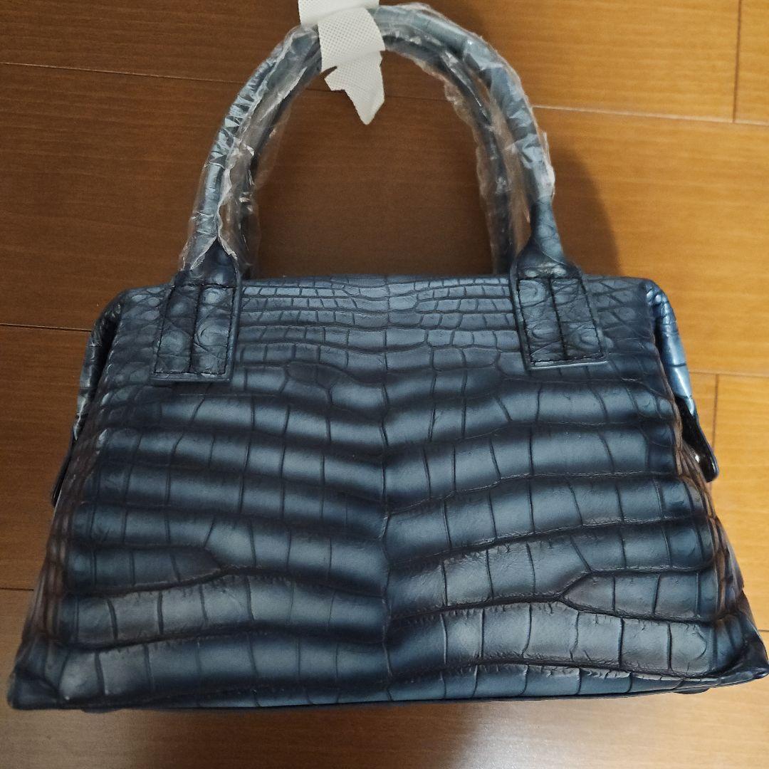 マットクロコダイル ボストンデザイン ２ウェイバッグ