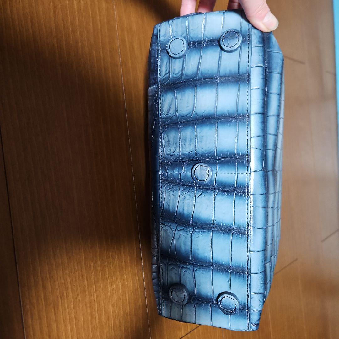 マットクロコダイル ボストンデザイン ２ウェイバッグ