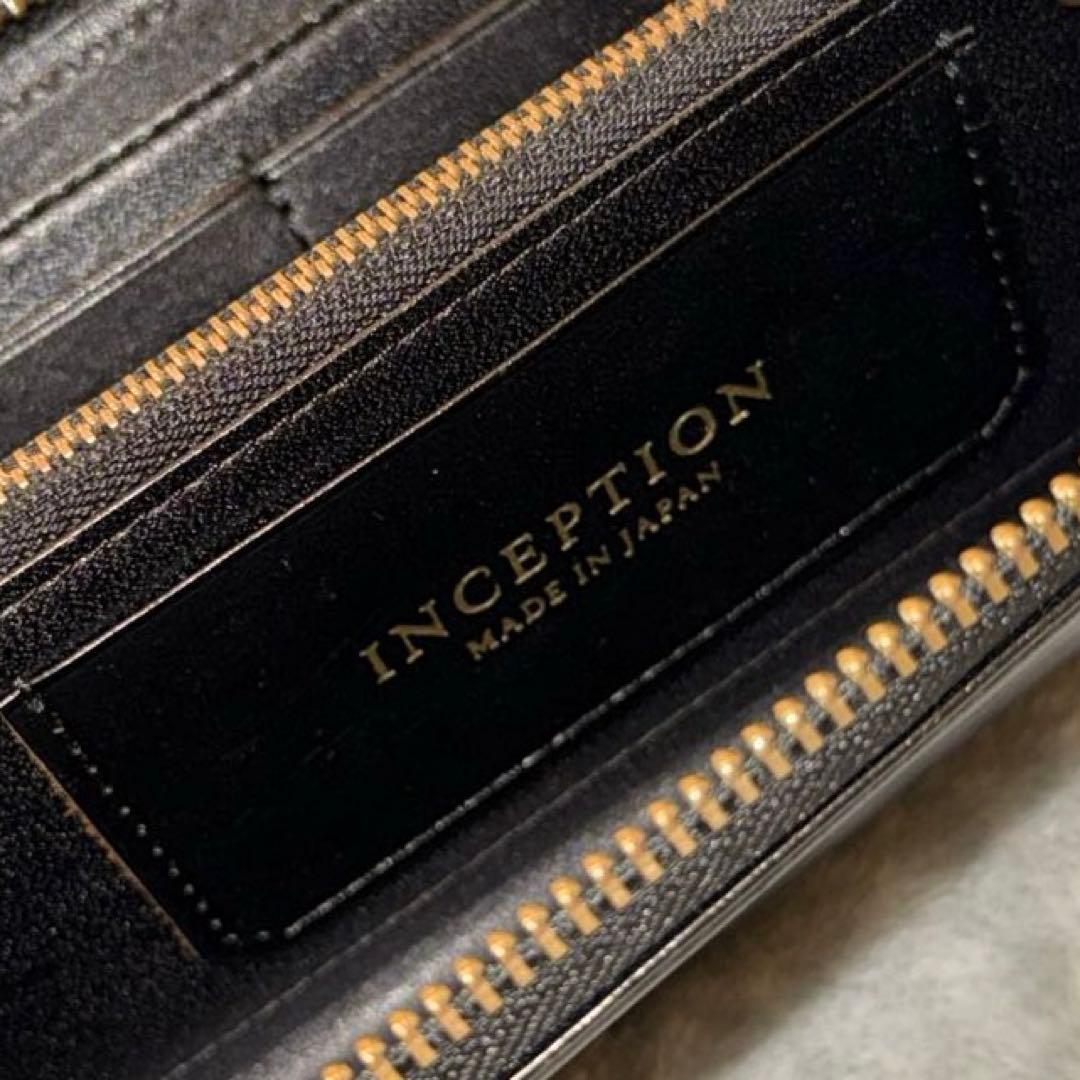 ⭐️未使用級⭐️　インセプション　長財布　ラウンドファスナー　レザー
