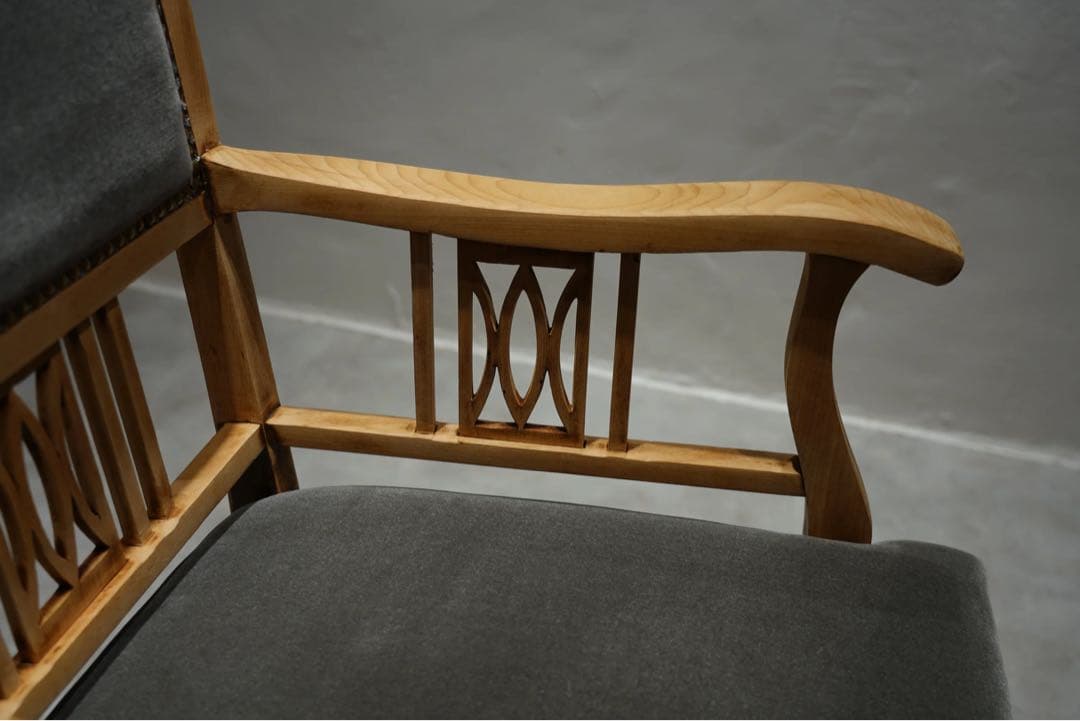 大正時代　アームチェア　japan antique arm chair