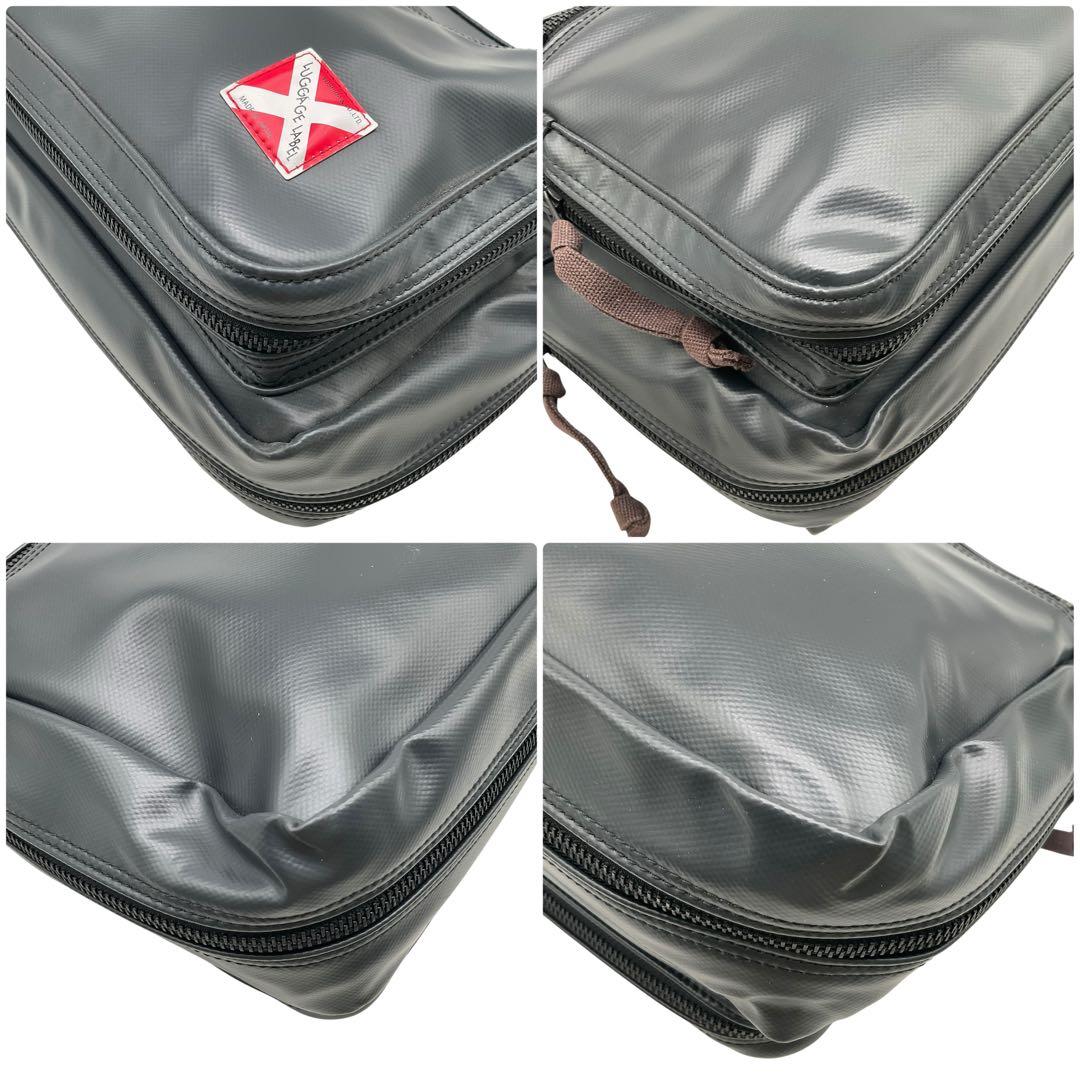 美品 ラゲッジレーベル ショルダーバッグ ニューライナー 赤バッテン 吉田カバン