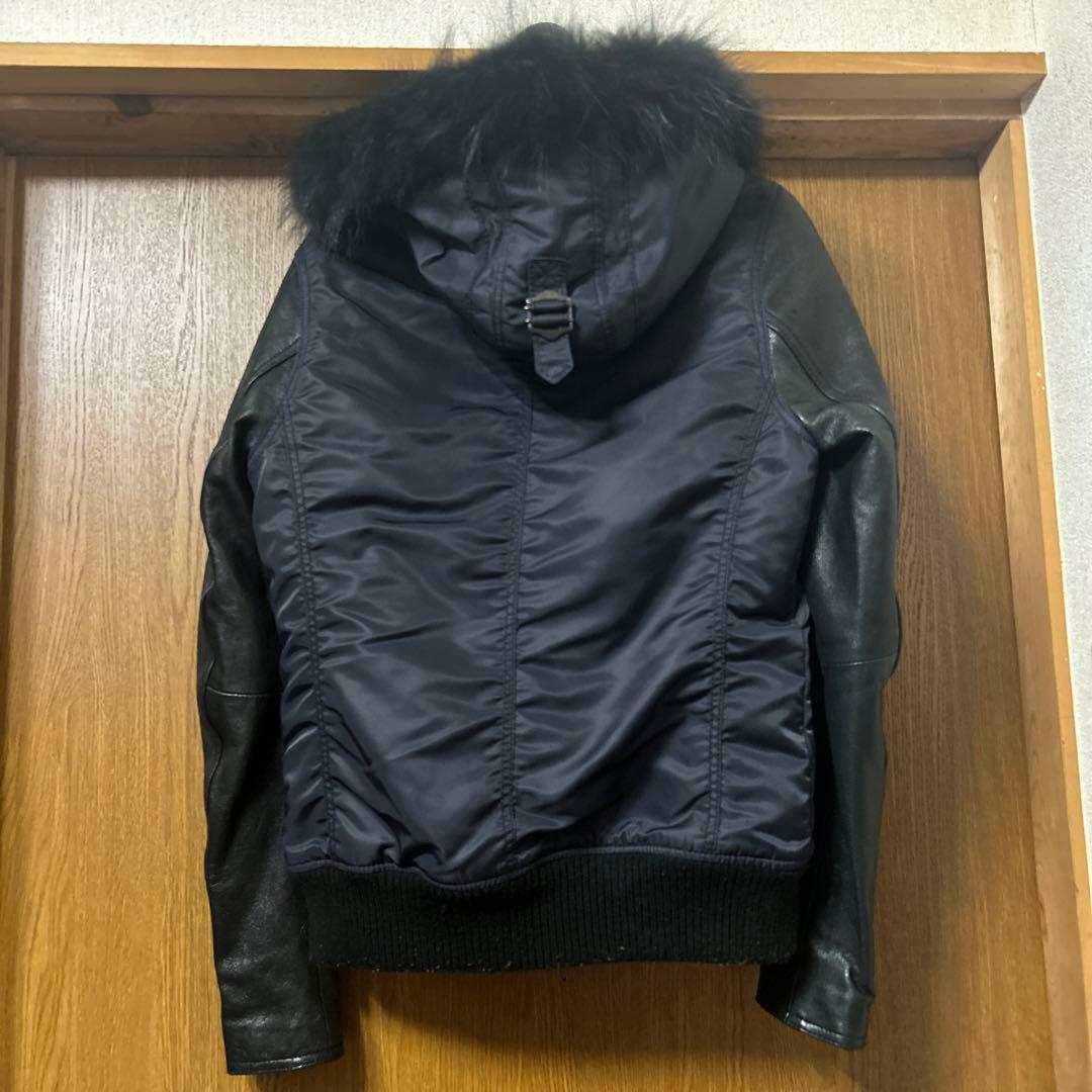 fuga ファージャケット レザー切り替え グランジ お兄系 アーカイブ y2k