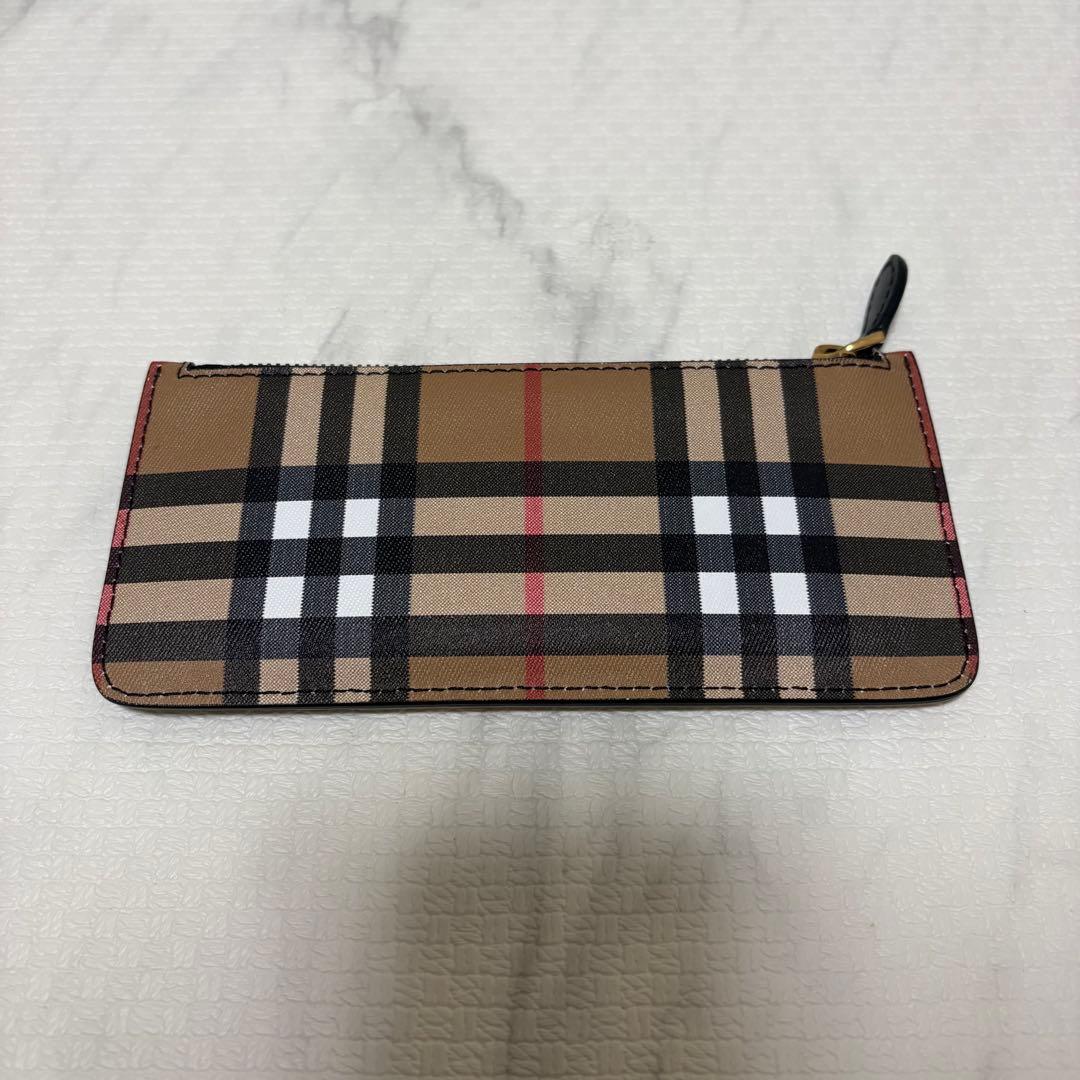 Burberry チェック柄 長財布